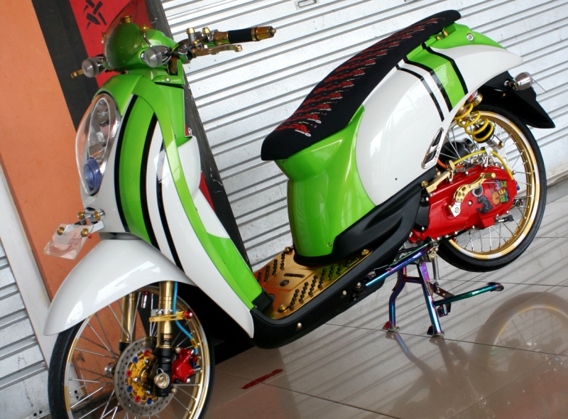 warah Honda Scoopy 2010 Bodi Kembung Kaki Ceking handal title=