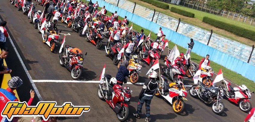 Begini Cara Pecinta Honda CBR Rayakan HUT RI Ke-70 | Gilamotor