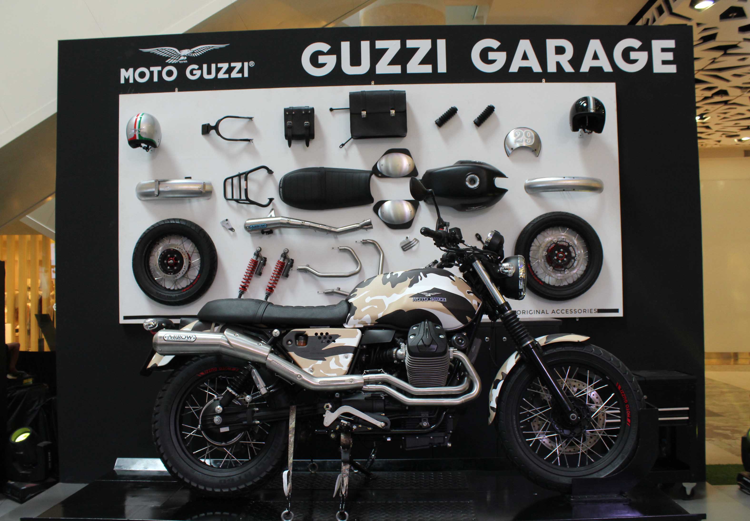 Paket Aksesoris Resmi Moto Guzzi Harga Mulai Rp 50 Juta 