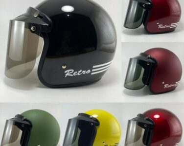 helm bogo retro warna