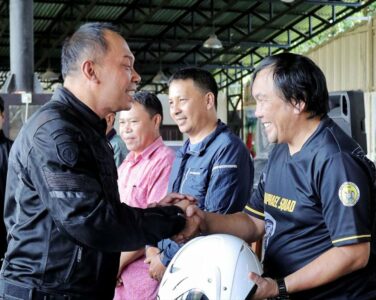 Jasa Raharja dan Komunitas Motor Gelar Safety Riding dan Pembersihan Rambu Lalu Lintas