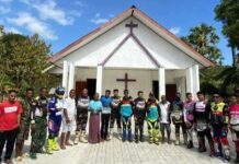 Komunitas Motor Trail Adventure Persiapan Baksos Pembangunan Gereja di Pulau Semau